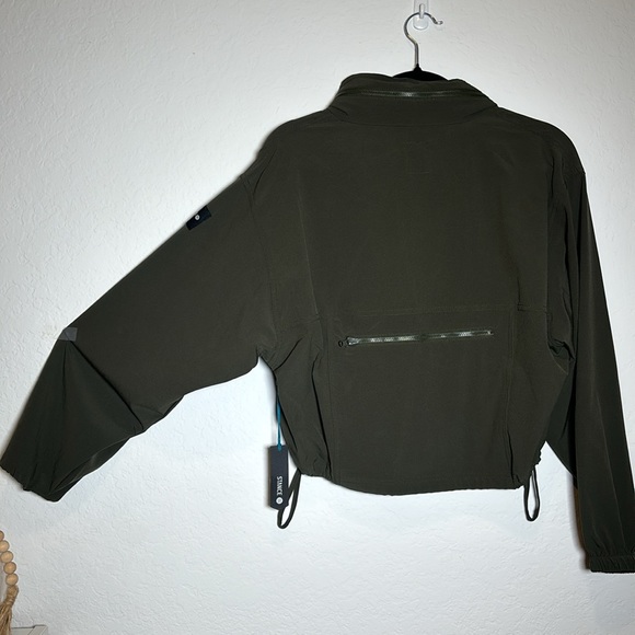 Stance Women’s Performance Nylon Superfly Jacket Dark Olive Size S - Picture 2 of 7